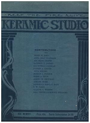 KERAMIC STUDIO. Issue for November 1917