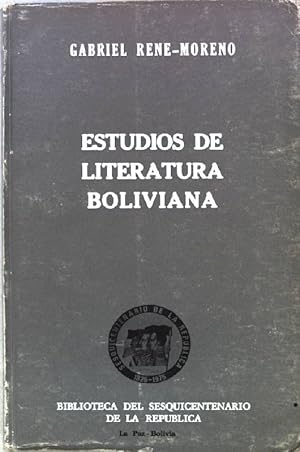 Bild des Verkufers fr Estudios de Literatura Boliviana zum Verkauf von books4less (Versandantiquariat Petra Gros GmbH & Co. KG)