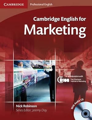 Seller image for Cambridge English for Marketing Student's Book With Audio Cd (Book & Merchandise) for sale by AussieBookSeller