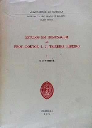 ESTUDOS EM HOMENAGEM AO PROF. DOUTOR J. J. TEIXEIRA RIBEIRO. [3 VOLUMES]