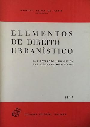 Bild des Verkufers fr ELEMENTOS DE DIREITO URBANSTICO. zum Verkauf von Livraria Castro e Silva