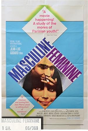 Seller image for Masculin/Feminin [Masculin feminin, Masculine Feminine] (Original poster for the 1966 film) for sale by Royal Books, Inc., ABAA