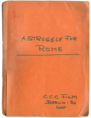 Imagen del vendedor de The Last Roman [A Struggle for Rome] (Original screenplay for the 1968 film) a la venta por Royal Books, Inc., ABAA