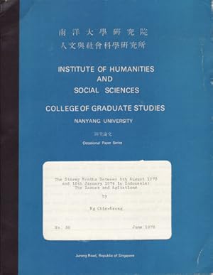 Immagine del venditore per The Stormy Months Between 5th August 1973 and 15th January 1974 in Indonesia: The Issues and Agitations. venduto da Asia Bookroom ANZAAB/ILAB