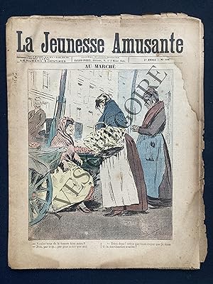 LA JEUNESSE AMUSANTE-N°154-1898-"AU MARCHE"-PAR LUQUE