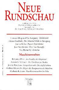 Maschinenwelten. Neue Rundschau, 114. Jahrgang 2003, Heft 2.