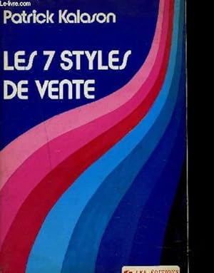 Image du vendeur pour LES 7 STYLES DE VENTE mis en vente par Le-Livre