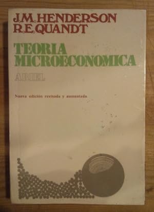 Seller image for Teora microeconmica. Una aproximacin matemtica for sale by La Leona LibreRa