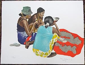 Bild des Verkufers fr MADAGASCAR. Jeu de cartes. Lithographie. zum Verkauf von LIBRAIRIE RIC CASTRAN