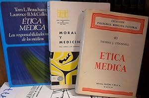 Seller image for TICA MDICA Las responsabilidades morales de los mdicos + MORAL Y MEDICINA + TICA MDICA (3 libros) for sale by Libros Dickens