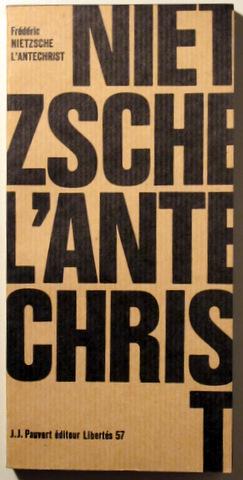 Seller image for L'ANTCHRIST - Pauvert 1967 for sale by Llibres del Mirall
