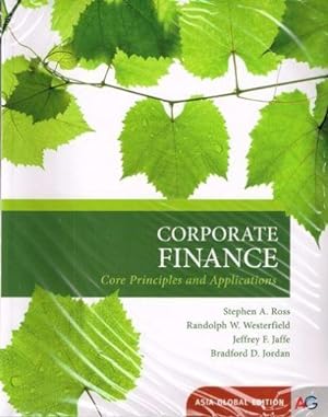 Bild des Verkufers fr INTERNATIONAL EDITION---Corporate Finance: Core Principles and Applications, 4th edition zum Verkauf von READINGON LLC