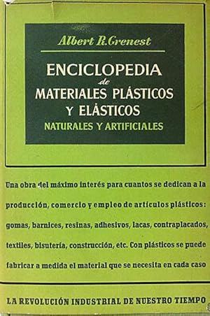 Imagen del vendedor de Enciclopedia de materiales plsticos y elsticos a la venta por LibroUsado | TikBooks