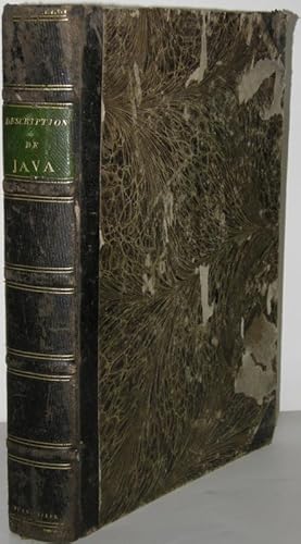 Image du vendeur pour Description Geographique, historique et commerciale de Java et des autres iles de l`Archipel Indien Contenant des details sr les moeurs, les arts, les langues, les religions et les usages des habitans de cette partie du monde. Traduit de l`Anglais par M. Marchal. Ouvrages orn de Gravures et de Cartes colories mis en vente par Antiquariat Werner Steinbei