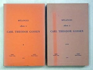 Mélanges de langues et de littérature romanes offerts à Carl Theodor Gossen. (2 Bde.).
