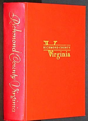 Image du vendeur pour Richmond County Virginia: A Review Concerning the Bicentennial mis en vente par Eyebrowse Books, MWABA