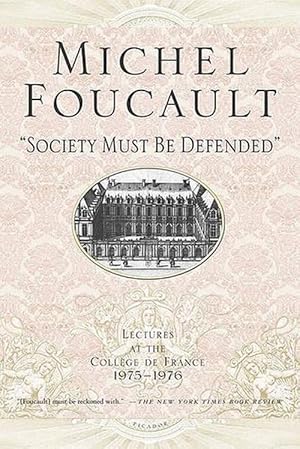 Bild des Verkufers fr Society Must Be Defended (Paperback) zum Verkauf von AussieBookSeller