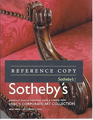 Sotheby's : HSBC's Corporate Art Collection : Important English Furniture, Silver & Carpets : Oct...