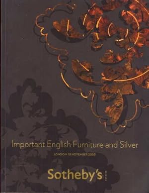 Important English Furniture and Silver - London 18 November 2008