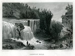 Trenton Falls, New York - Stahlstich