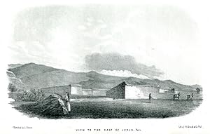 View of the east of Juaja - Peru - Lithographie aus Exploration of the Valley of the Amazon