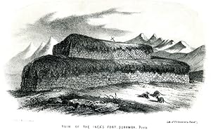 Ruin of the Inca's Fort, Quaramba - Peru - Lithographie aus Exploration of the Valley of the Amazon