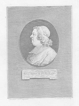 Bild des Verkufers fr Portrt. Brustbild im Profil nach links. Kupferstich von Aubin nach Marteau, ca. 15 x 10 cm, um 1820. zum Verkauf von Antiquariat Michael Eschmann