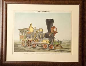 Imagen del vendedor de CHROMOLITHOGRAPH OF A "FREIGHT LOCOMOTIVE. RICHARD NORRIS & SON, LOCOMOTIVE BUILDERS, PHILADELPHIA." a la venta por BUCKINGHAM BOOKS, ABAA, ILAB, IOBA