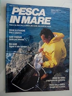 "PESCA IN MARE Anno 6° Numero 2 Febbraio 1990"