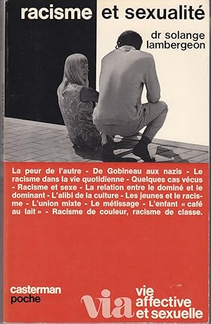 Seller image for Racisme et sexualit for sale by le livre ouvert. Isabelle Krummenacher