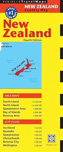 Immagine del venditore per New Zealand Travel Map Fourth Edition (Paperback) venduto da AussieBookSeller