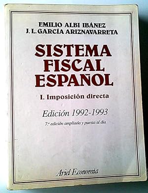 Imagen del vendedor de Sistema fiscal español I Imposición Directa a la venta por Librería Salvalibros Express
