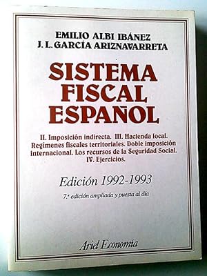 Imagen del vendedor de Sistema fiscal español II Imposición Directa a la venta por Librería Salvalibros Express