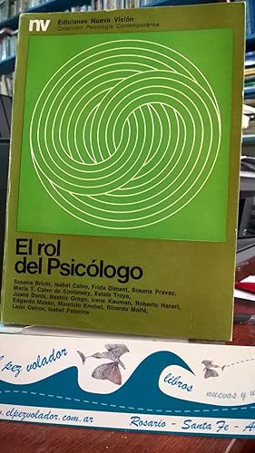 Imagen del vendedor de El rol del Psiclogo a la venta por Librera El Pez Volador