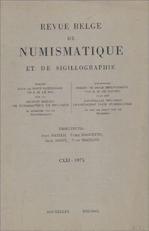 Bild des Verkufers fr REVUE BELGE DE NUMISMATIQUE ET DE SIGILLOGRAPHIE. zum Verkauf von BOOKSELLER  -  ERIK TONEN  BOOKS