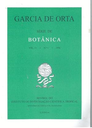 GARCIA DE ORTA. Série de Botânica. Vol. 13 - Nº 1