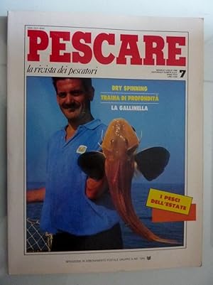 "PESCARE La rivista dei pescatori n.° 7 Luglio 1988"