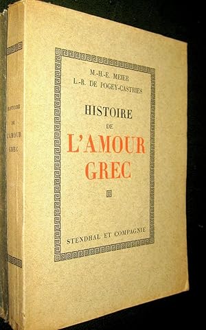 Seller image for Histoire de l'amour grec dans l'Antiquit for sale by Le Chemin des philosophes