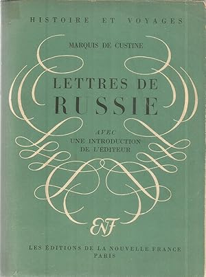 Histoires et Voyages - Lettres de Rusie