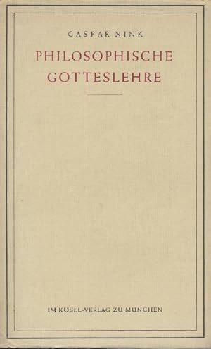 Seller image for Philosophische Gotteslehre. for sale by Antiquariat Kaner & Kaner GbR