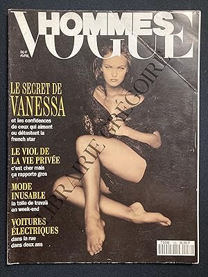 VOGUE HOMMES-N°158-AVRIL 1993-VANESSA PARADIS