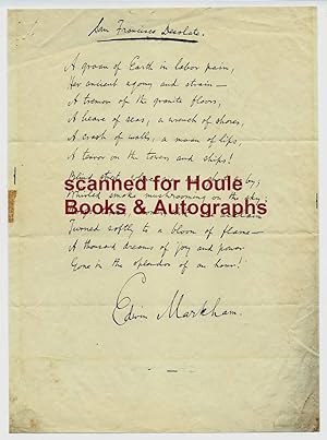 biography of edwin markham biography of edwin markham