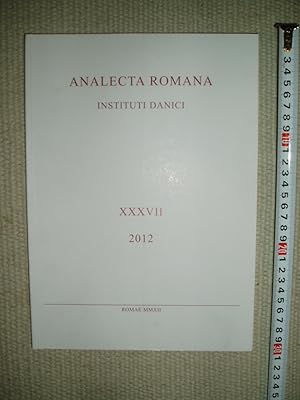 Seller image for Analecta Romana Instituti Danici : XXXVII : 2012 for sale by Expatriate Bookshop of Denmark