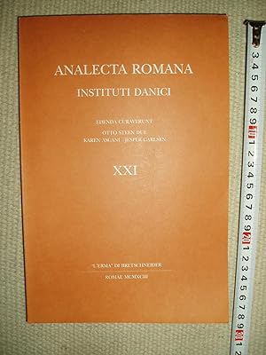 Seller image for Analecta Romana Instituti Danici : XXI for sale by Expatriate Bookshop of Denmark