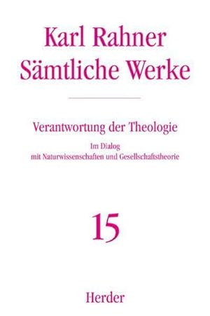 Seller image for Smtliche Werke Karl Rahner Smtliche Werke for sale by BuchWeltWeit Ludwig Meier e.K.