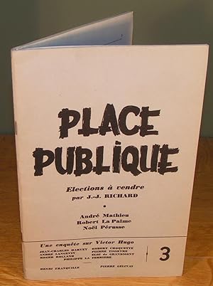 PLACE PUBLIQUE (Les cahiers de la place publique) no. 3 1952