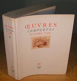 ŒUVRES COMPLÈTES, tome IV ( 4 )