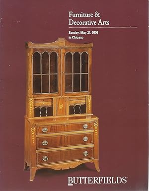 Fruniture & Decorative Arts, May 21, 2000, Butterfields Chicago