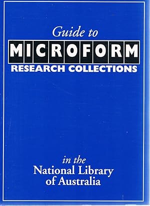 Bild des Verkufers fr Guide To Microform Research Collections zum Verkauf von Marlowes Books and Music