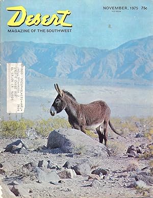 Image du vendeur pour Desert Magazine of the Southwest Volume 38 Number 11 November 1975 HD 58 mis en vente par Charles Lewis Best Booksellers